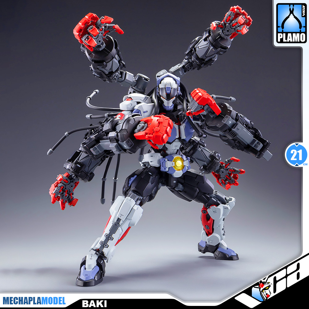 Hemoxian 和模线 拳击手巴奇 Baki Master Grade MG Action Figure Model Toy VCA Gundam Thailand