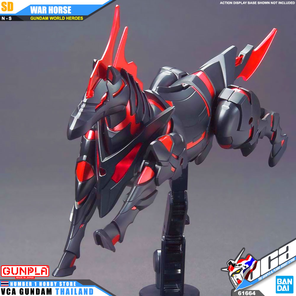 BANDAI GUNPLA SD GUNDAM WORLD HEROES SDW WAR HORSE โมเดล กันดั้ม กันพลา VCA GUNDAM