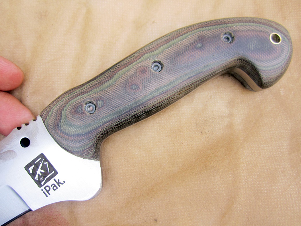 มีดเหล็ก D2 CFK USA iPak Custom Handmade D2 Tool Guerilla Warfare Ghurka Kukri Machete Knife