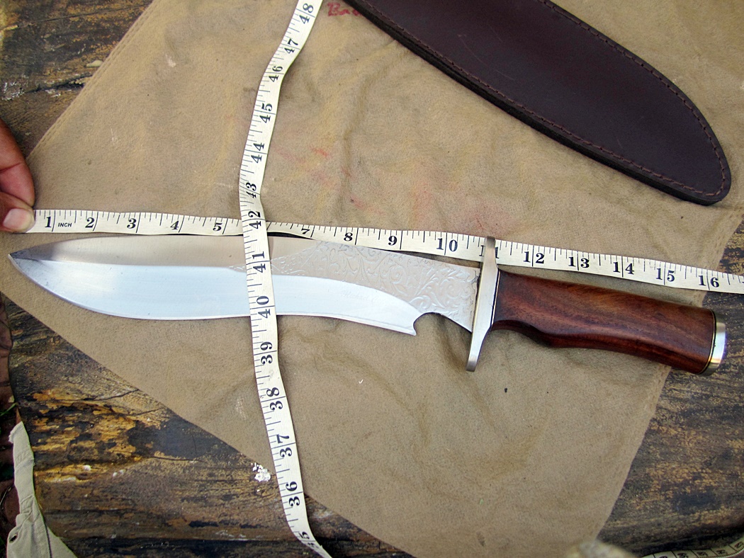 มีดเหล็กD2 Michael Cody's Custom Handmade D2 steel Sasquatch Bowie Knife Machete (ตำหนิตามรูป)