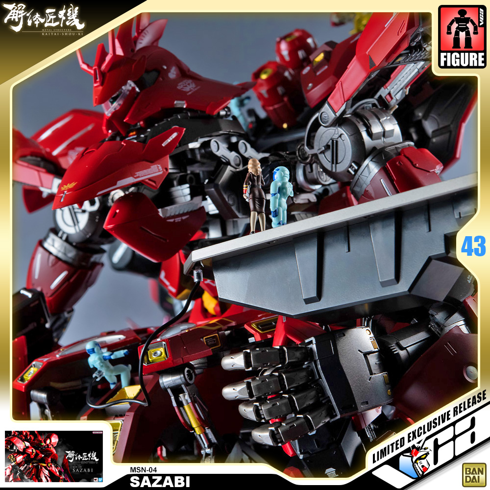 Bandai METAL STRUCTURE MSN-04 SAZABI