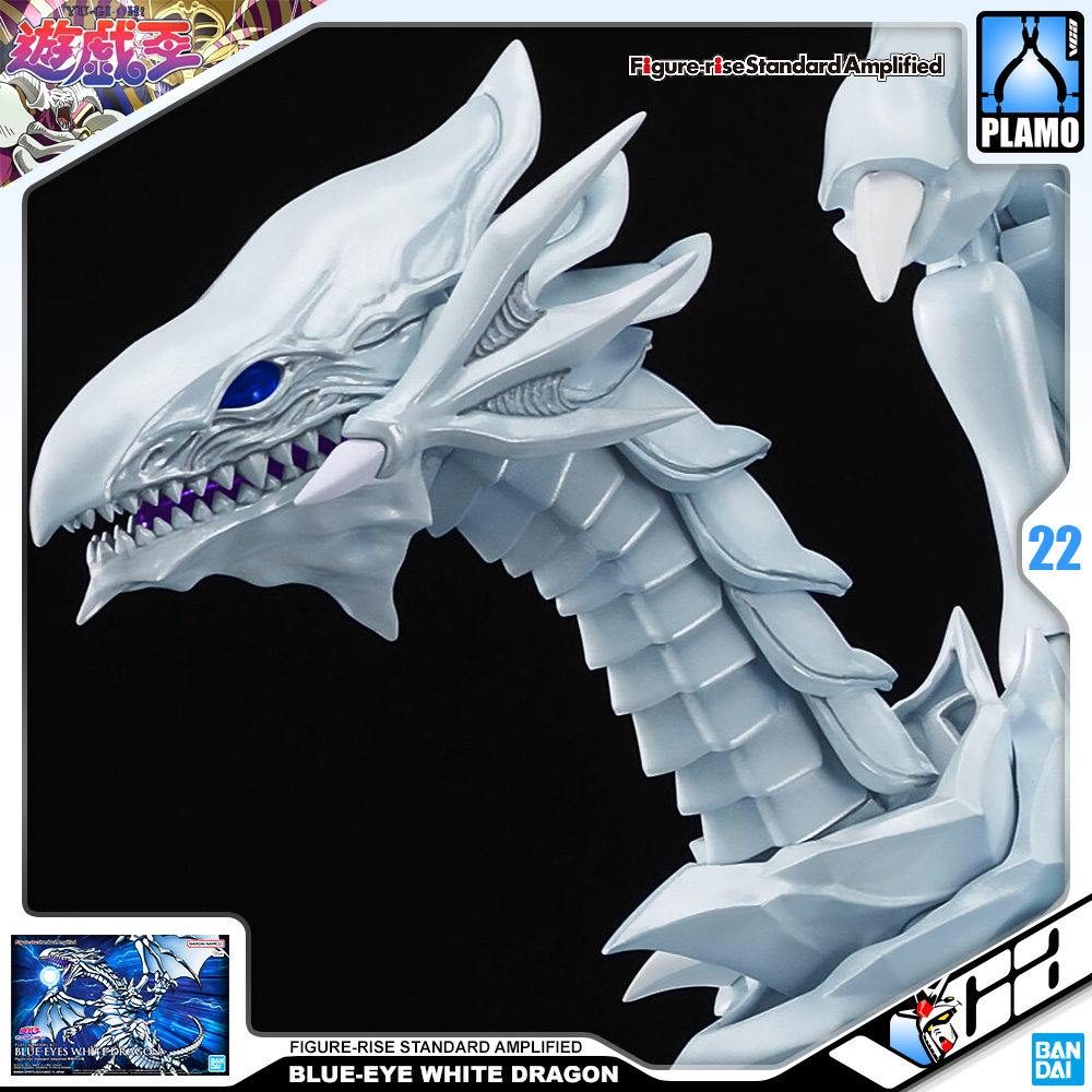Bandai Yu-Gi-Oh Series BLUE-EYES WHITE DRAGON AMPLIFIED