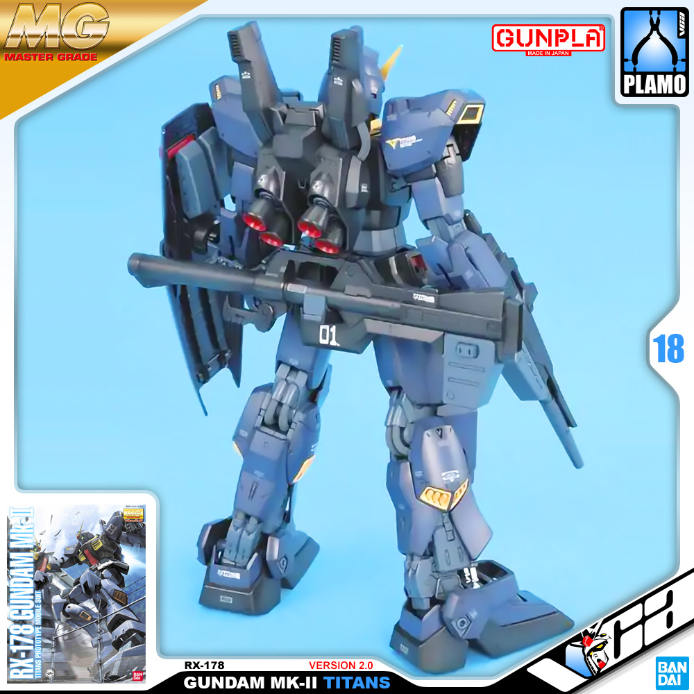 ⭐️ BANDAI GUNPLA MASTER GRADE MG 1/100 RX-178 GUNDAM MK-II MK II 2 TITANS VER 2.0 ประกอบ หุ่นยนต์ โมเดล กันดั้ม กันพลา ของเล่น VCA GUNDAM