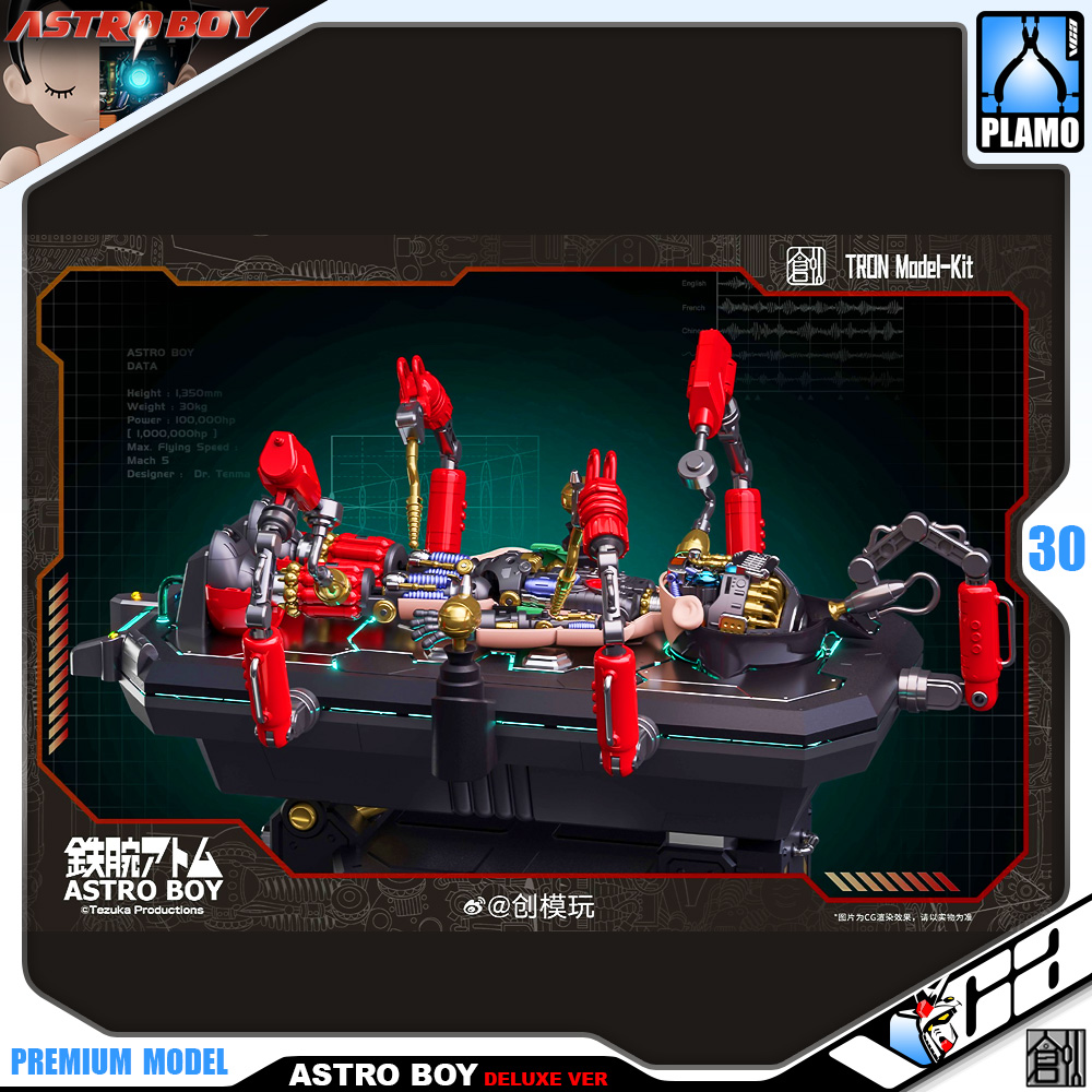 TRON Plastic Model Kit ASTRO BOY DELUXE VERSION