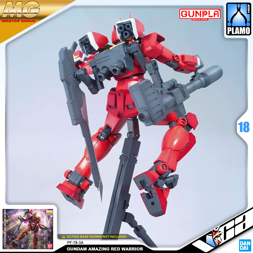 Bandai Gunpla MG PF-78-3A GUNDAM AMAZING RED WARRIOR