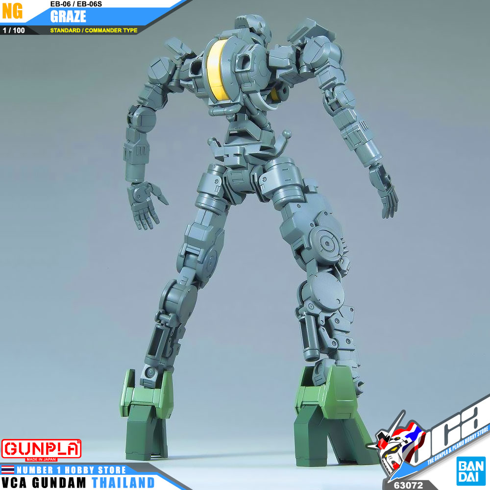 BANDAI GUNPLA 1/100 GRAZE STANDARD COMMANDER TYPE โมเดล กันดั้ม กันพลา VCA GUNDAM