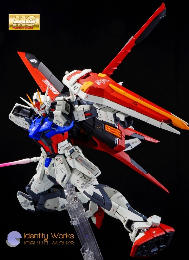Painted Build : MG AILE STRIKE GUNDAM (VER RM) by Identity