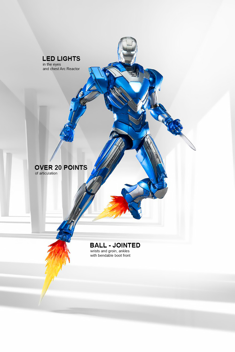 COMICAVE 1/12 IRON MAN MARK XXX BLUE STEEL (DIECAST) ไอรอนแมน Mark 30