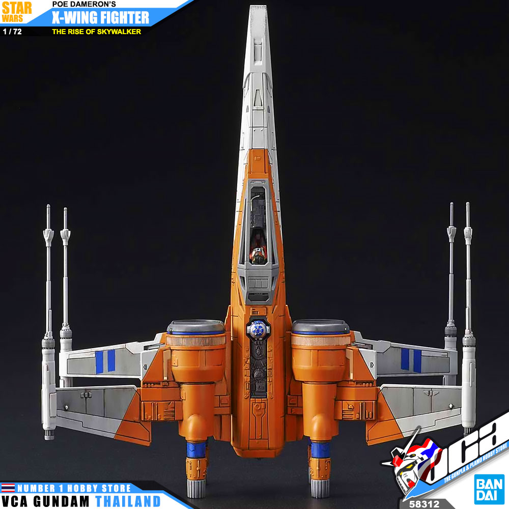 1/72 POE'S X-WING FIGHTER STAR WARS : THE RISE OF SKYWALKER