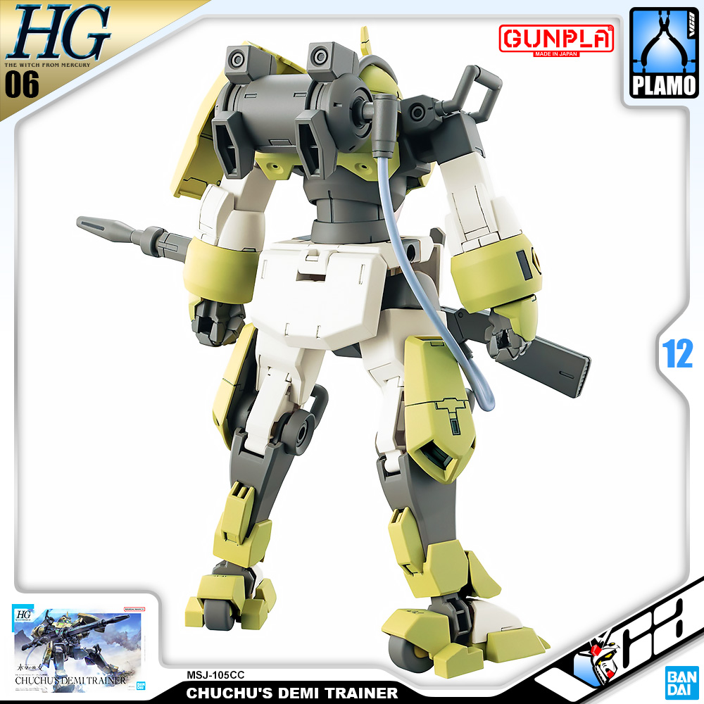 ⭐️ BANDAI GUNPLA HIGH GRADE THE WITCH FROM MERCURY HGTWFM HG 1/144 CHUCHU'S CHUCHU DEMI TRAINER ประกอบ หุ่นยนต์ โมเดล กันดั้ม กันพลา ของเล่น VCA GUNDAM
