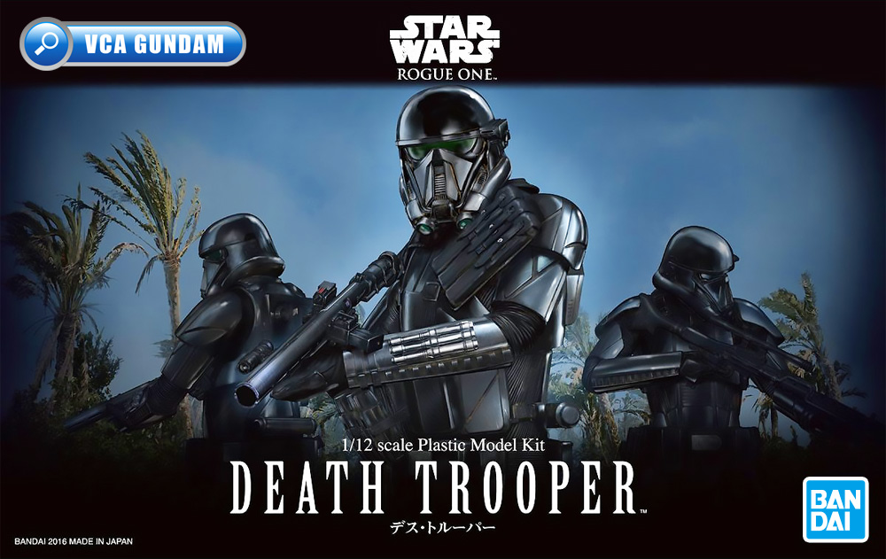⭐️ BANDAI STAR WARS 1/12 DEATH TROOPER ROGUE ONE ประกอบ หุ่นยนต์ โมเดล กันดั้ม กันพลา ของเล่น VCA GUNDAM