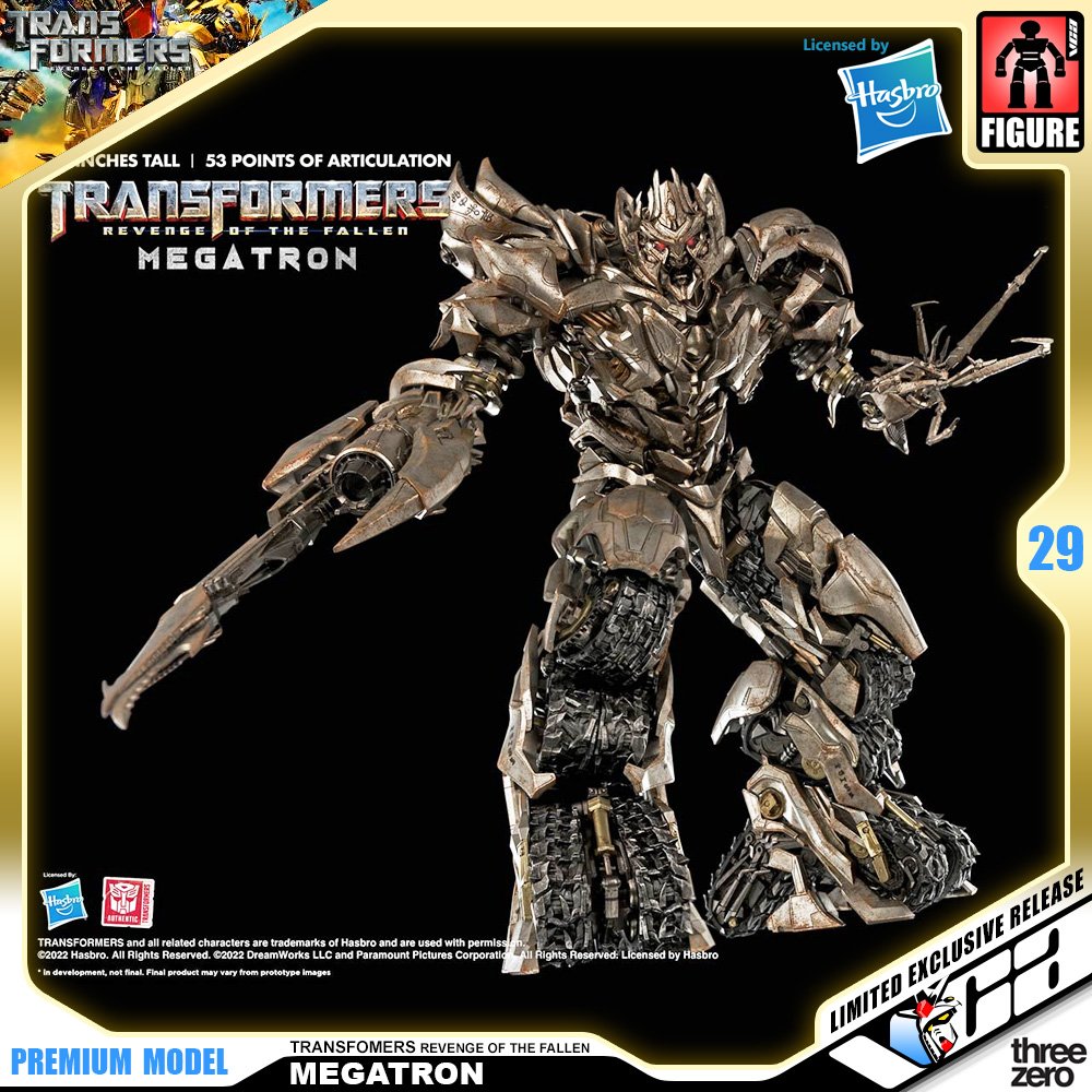ThreeZero MEGATRON TRANSFORMERS REVENGE OF THE FALLEN
