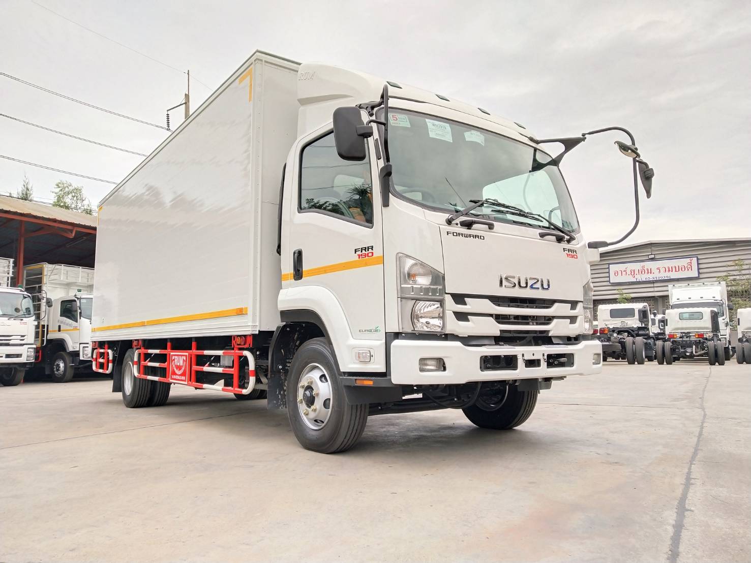 ISUZU FRR-S Euro 5 Max (ช่วงยาว 6.5 เมตร) หัวแชสซี (Chassis)