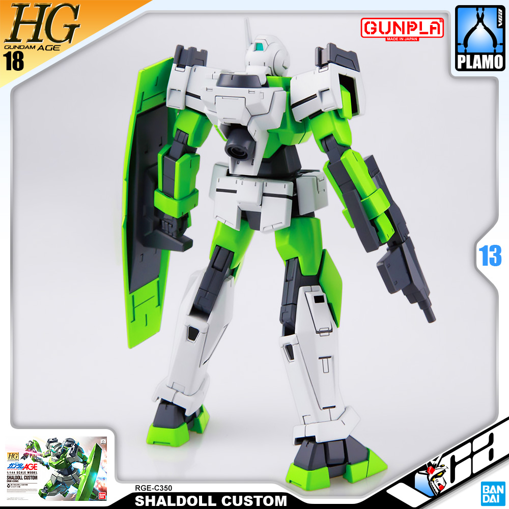 ⭐️ BANDAI GUNPLA HIGH GRADE AGE HGGA HG 1/144 SHALDOLL CUSTOM ประกอบ หุ่นยนต์ โมเดล กันดั้ม กันพลา ของเล่น VCA GUNDAM