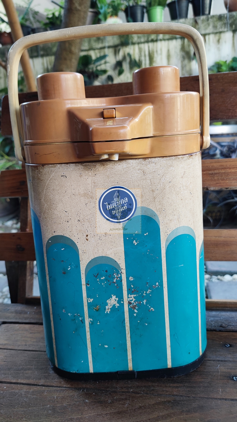 กระติกน้ำร้อนโบราณ 2 ถัง ไนติงเกล