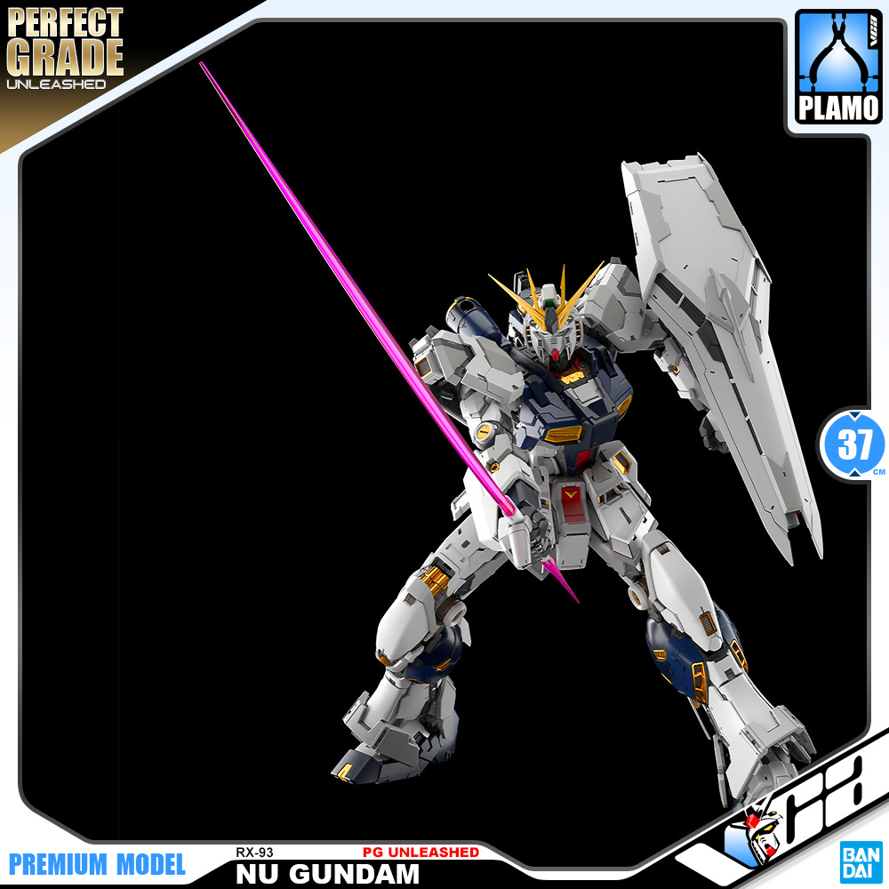 Bandai Gunpla Perfect Grade Unleashed PGU 1/60 PG RX-93 Nu Gundam Action Figure Model Toy Kit VCA Thailand