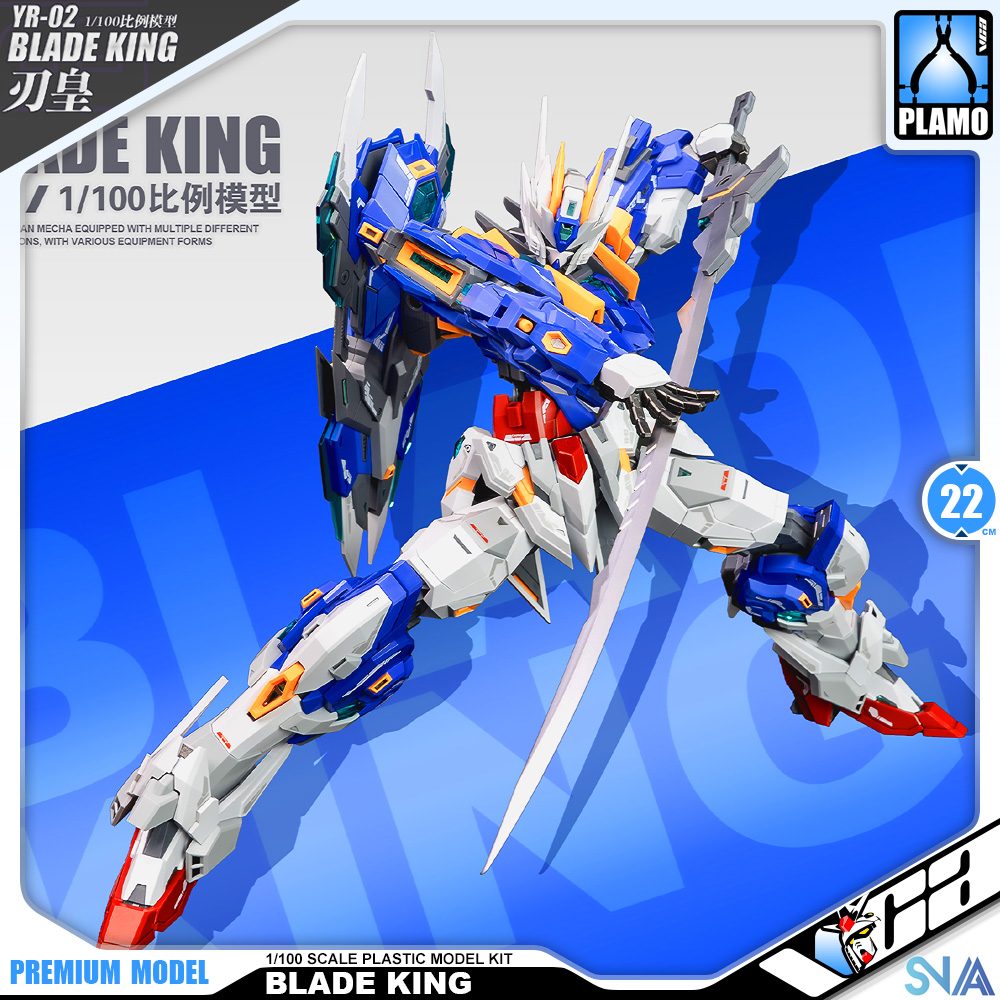 SNAA 1/100 BLADE KING ประกอบ หุ่นยนต์ โมเดล กันดั้ม กันพลา ของเล่น VCAGTH
