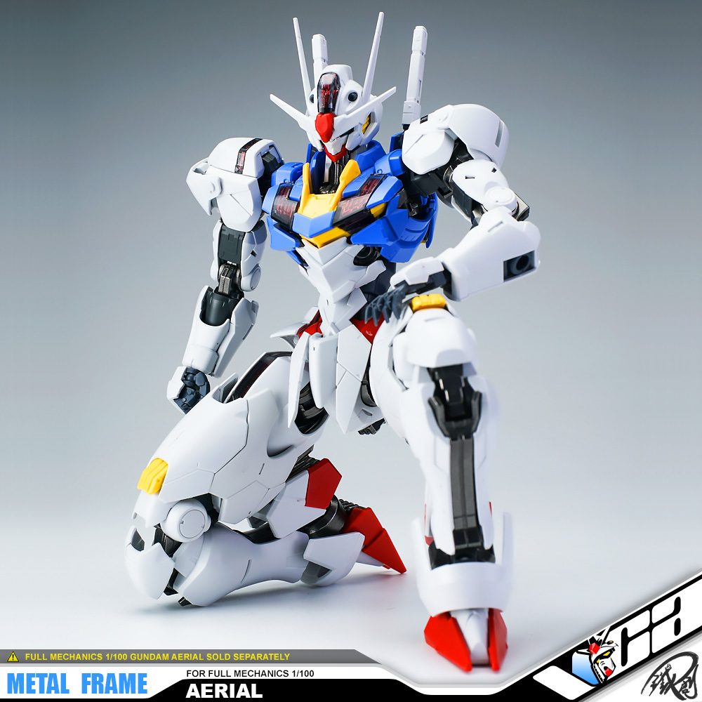 Iron Toys 铁创模型 Metal Structure Inner Frame Parts for Full Mechanics 1/100 FM Gundam Aerial Upgrade Parts VCA Bangkok Thailand