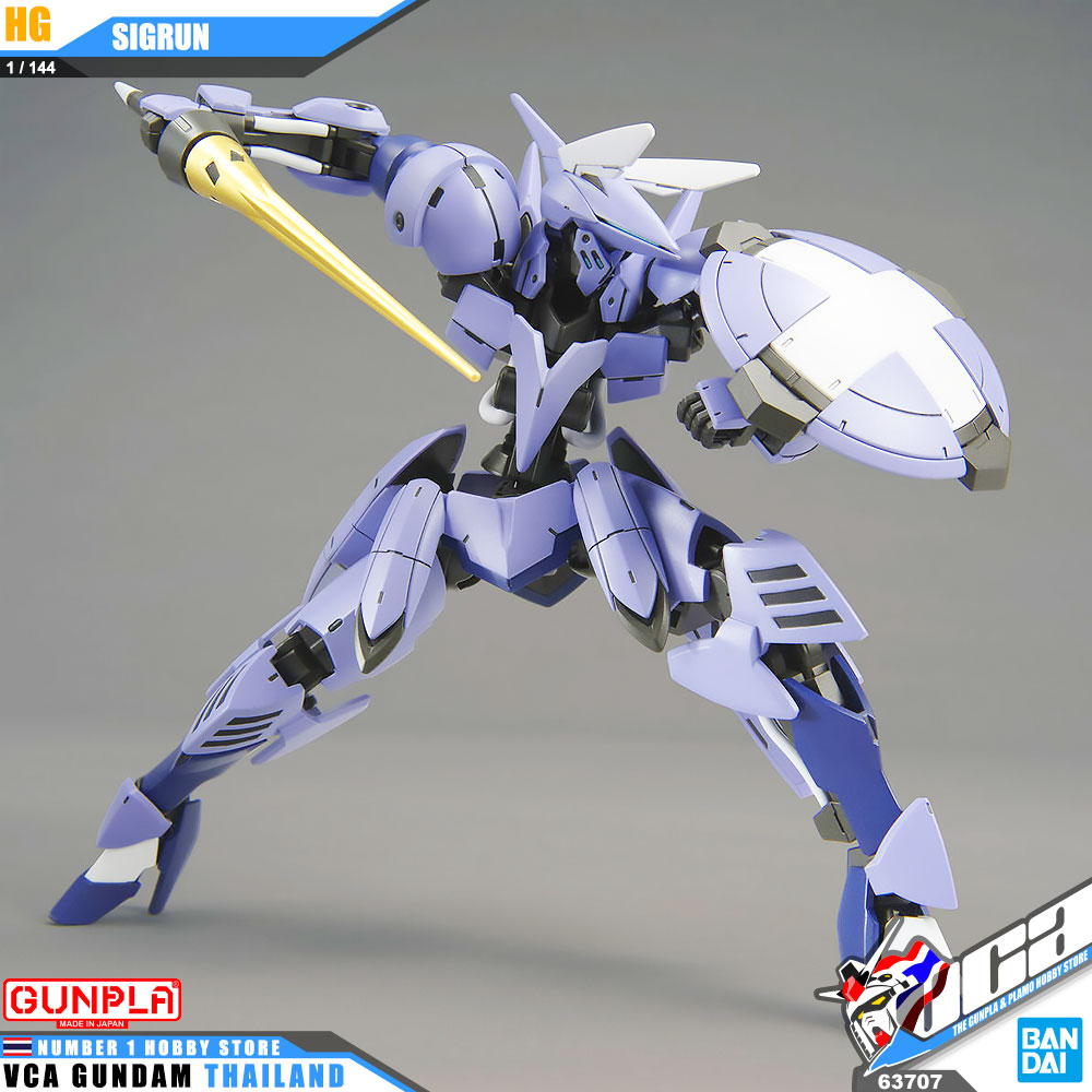 ⭐️ BANDAI GUNPLA HIGH GRADE IRON BLOODED ORPHANS HGIBO HG 1/144 SIGRUN ประกอบ หุ่นยนต์ โมเดล กันดั้ม กันพลา ของเล่น VCA GUNDAM