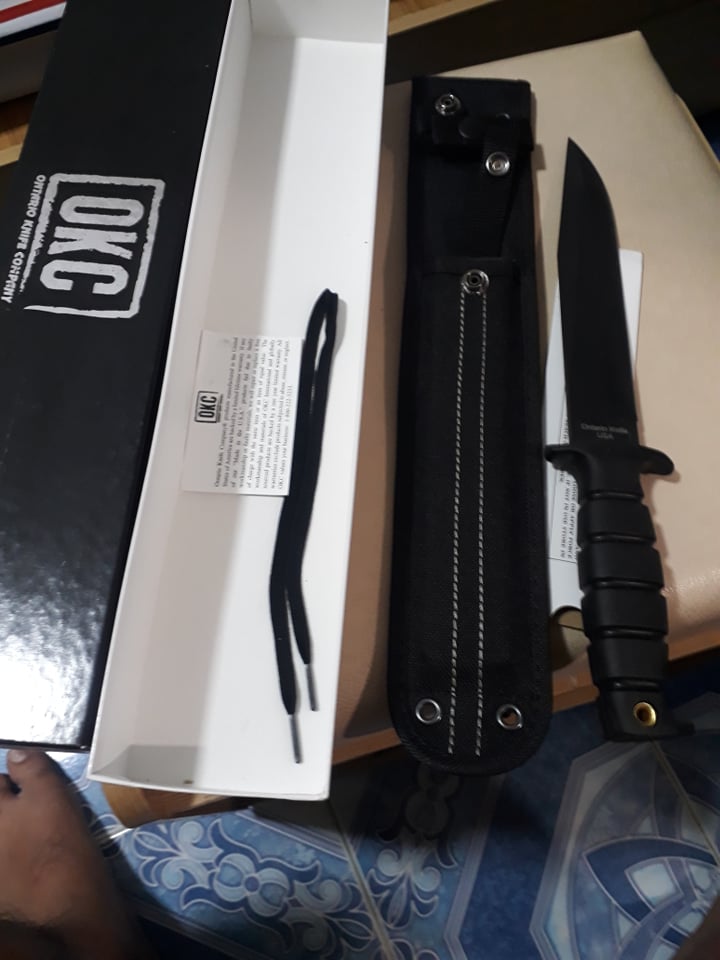 OKC 8325 - SP6 Fighting Knife w/ Sheath