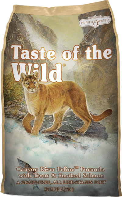 Taste of the Wild Canyon River Feline Formula สูตรเนื้อปลา โฮลิสติก