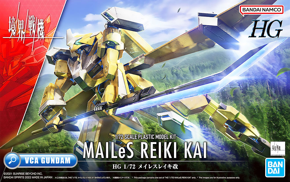 ⭐️ BANDAI KYOUKAI SENKI HIGH GRADE HG 1/72 MAILES REIKI KAI PLASTIC MODEL TOY VCA GUNDAM