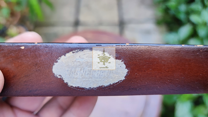 ที่วางเทียนเรือไม้