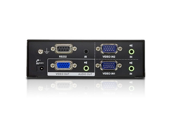 ATEN รุ่น VS0201 2 PORT VGA SWITCH WITH AUDIO