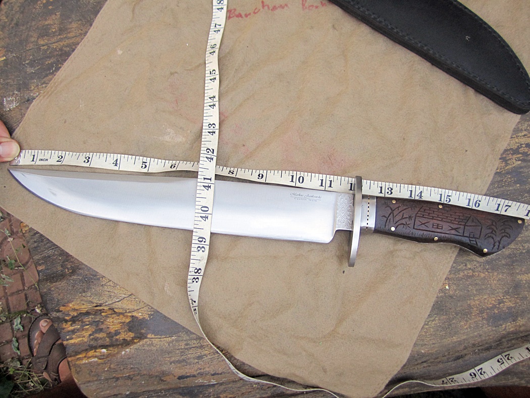 D2 Custom Handmade Bowie Knife Hunting Survival Tactical Camping 17''