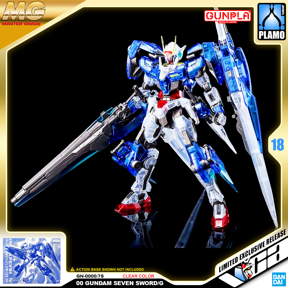 ⭐️ EXPO PREMIUM PB BANDAI GUNPLA MASTER GRADE MG 1/100 00 GUNDAM SEVEN SSWORDG ประกอบ หุ่นยนต์ โมเดล กันดั้ม กันพลา ของเล่น VCA GUNDAM