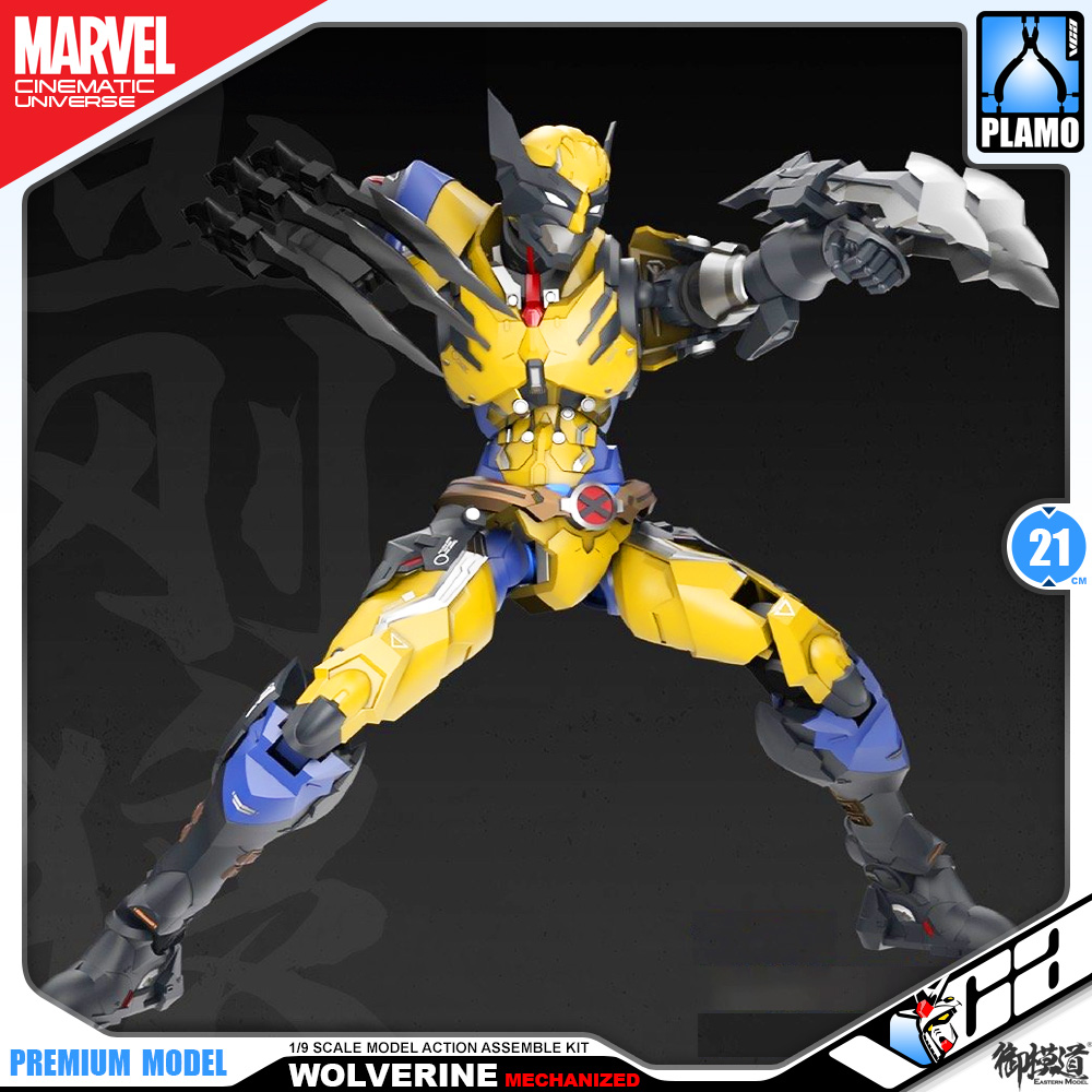 Morstorm 1/9 Scale Wolverine Mechanized Version Plastic Model Action Figure Kit VCA Thailand