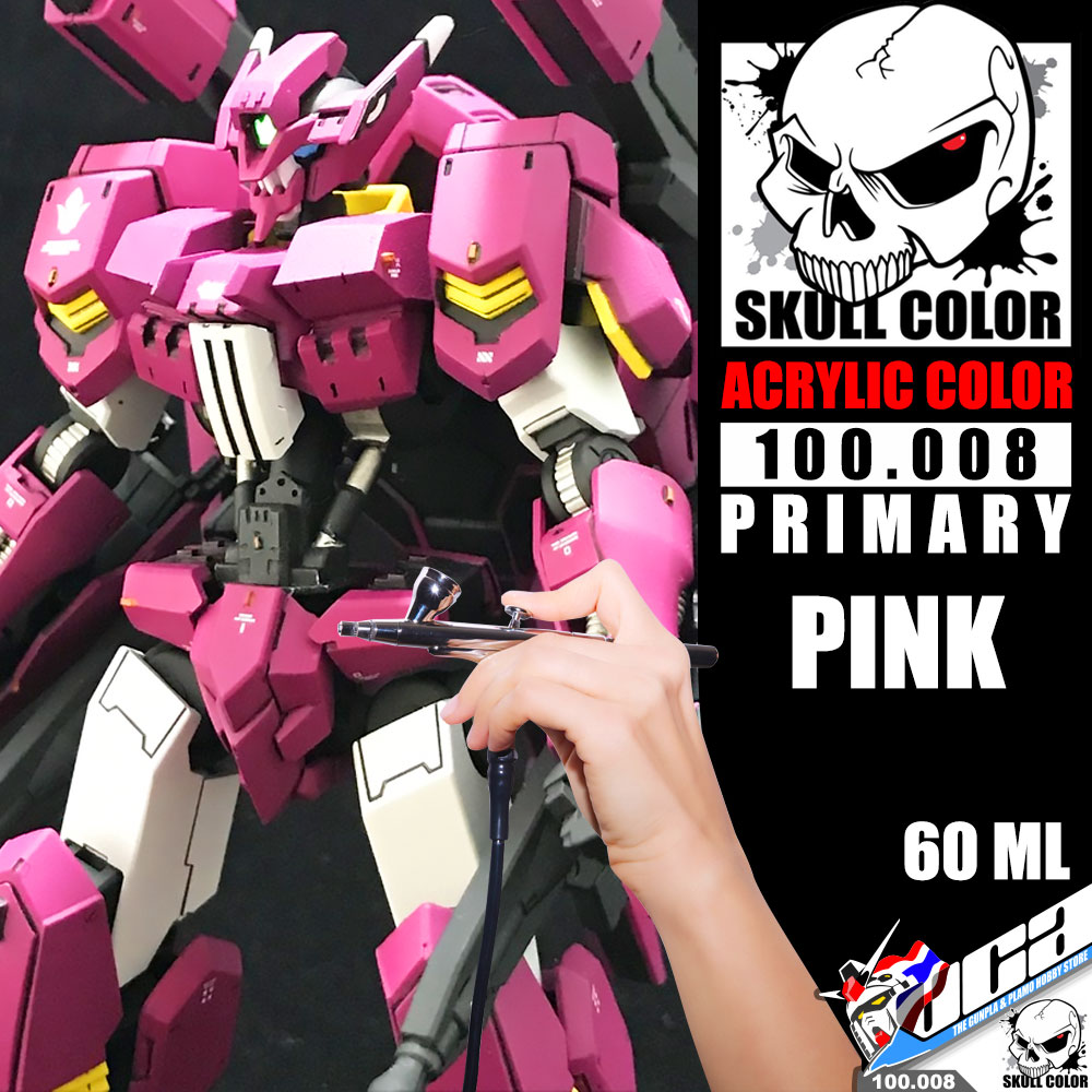 Skull Color™ Modelling Paint Professional PRIMARY ACRYLIC COLOR 100.008 PINK 60ML