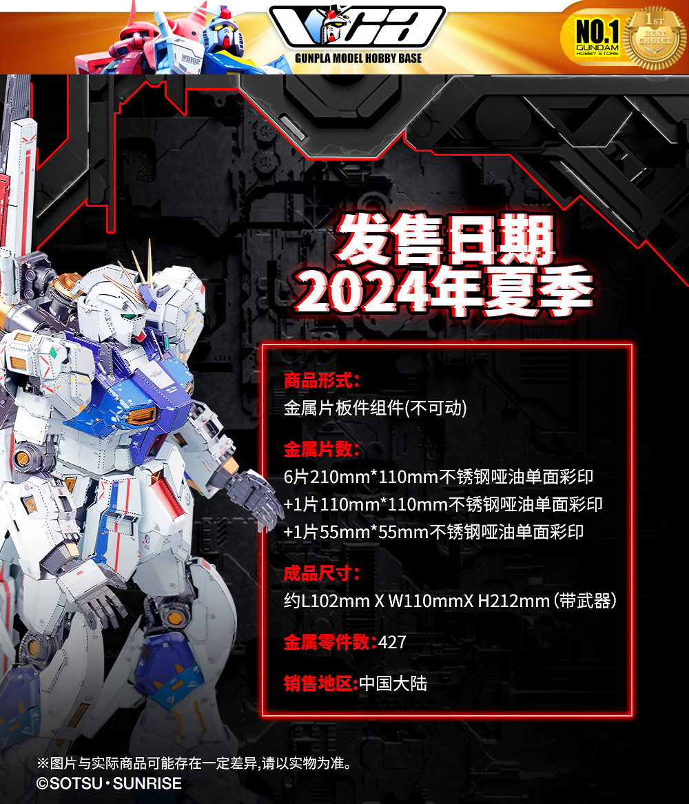Bandai Namco BN Metal Works RX-93FF Nu Gundam (Fukuoka) Model Toy Kit VCA Thailand