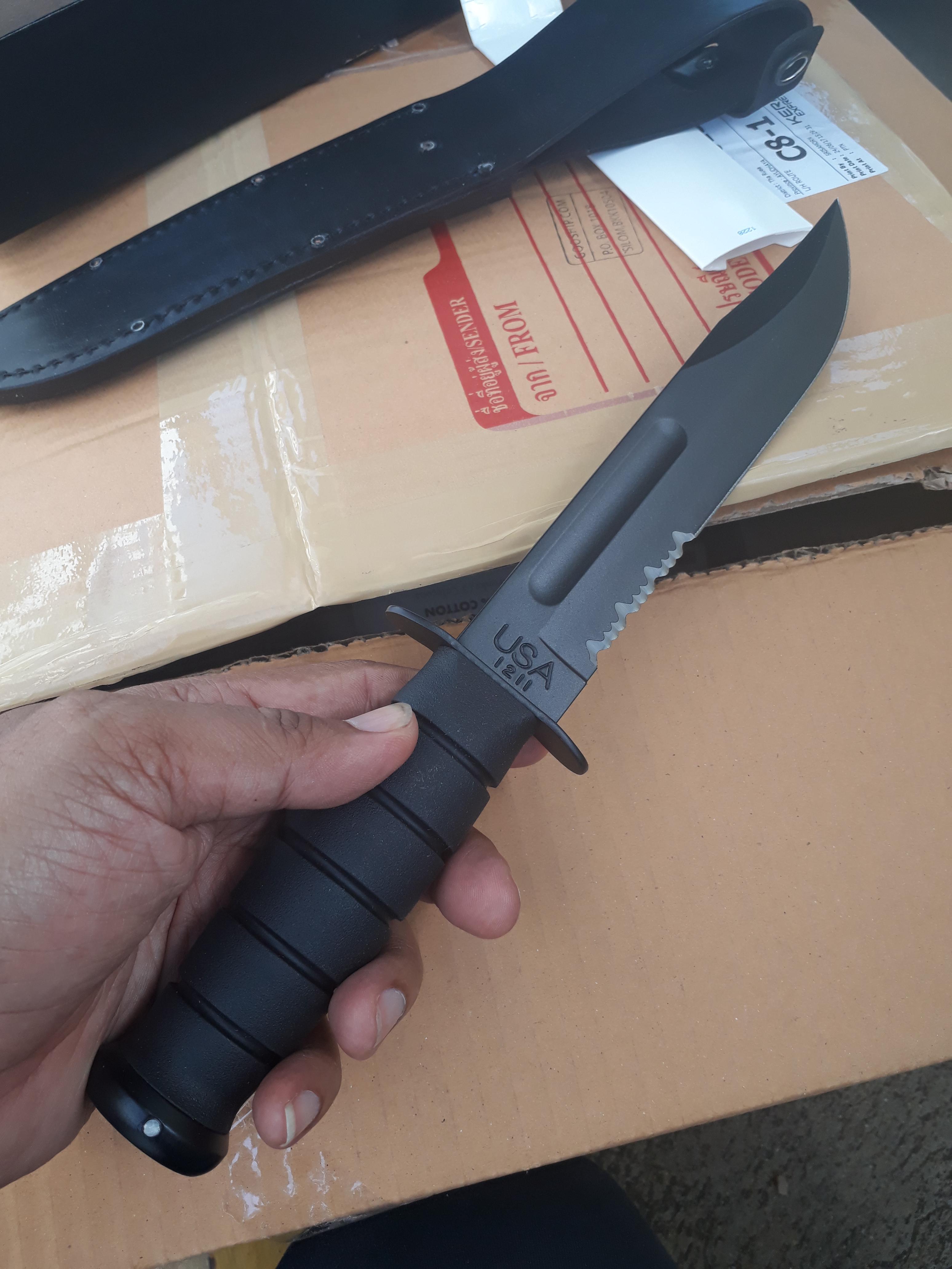 Ka-Bar 2-1212-3 Black Fighting Knife