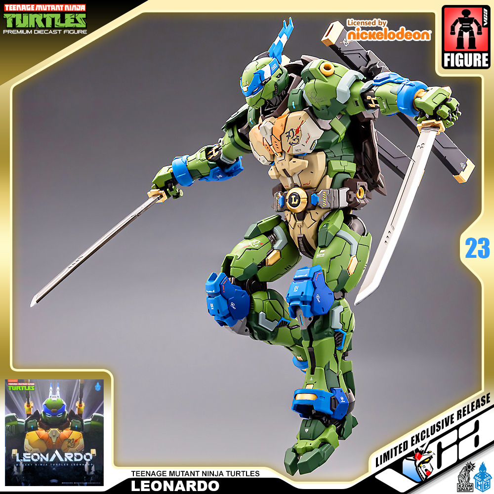 HEAT BOYS X SNAP DESIGN TMNT LEONARDO MECHA