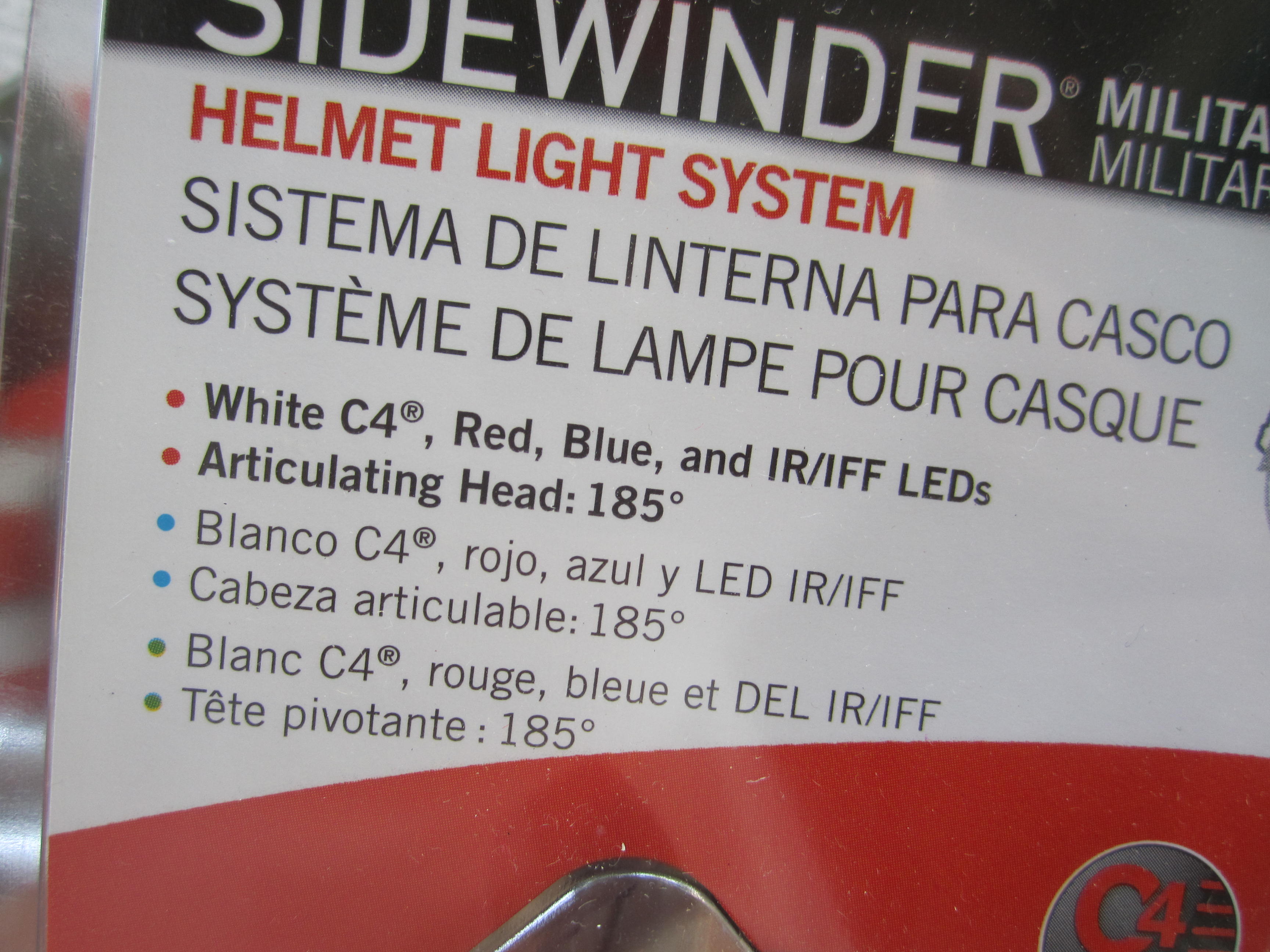 ไฟฉายทหาร Streamlight Sidewinder