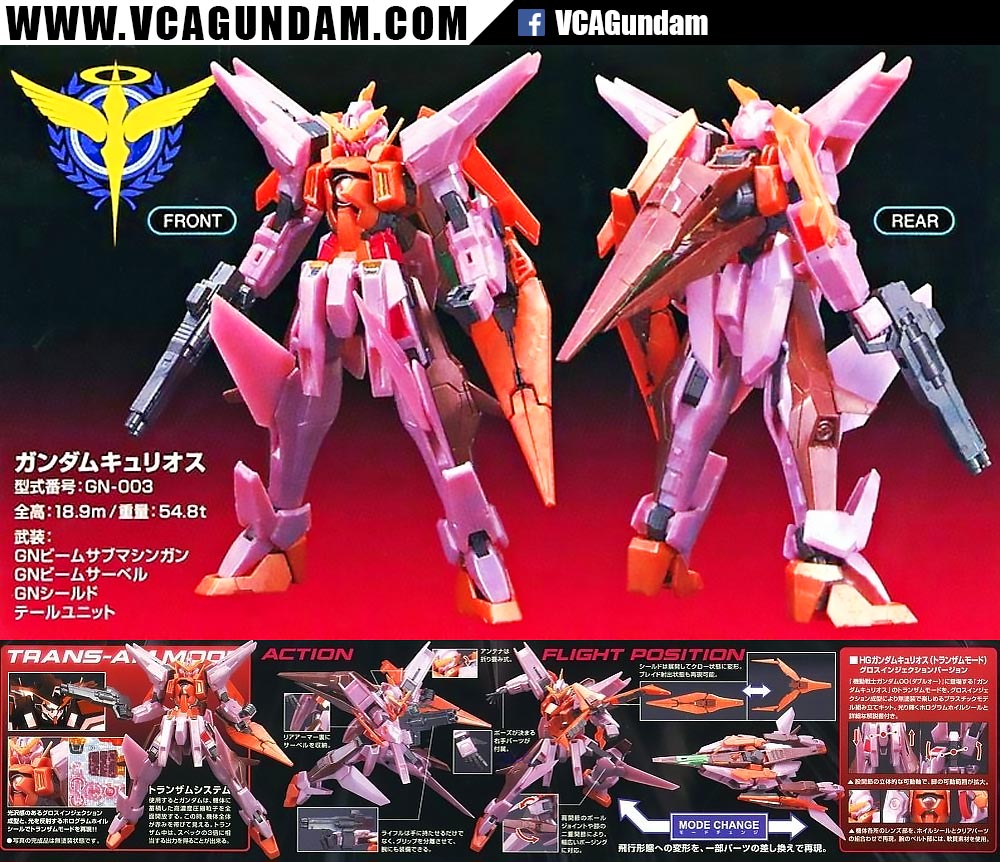HG GUNDAM KYRIOS (TRANS-A MODE) กันดั้ม คีรอส
