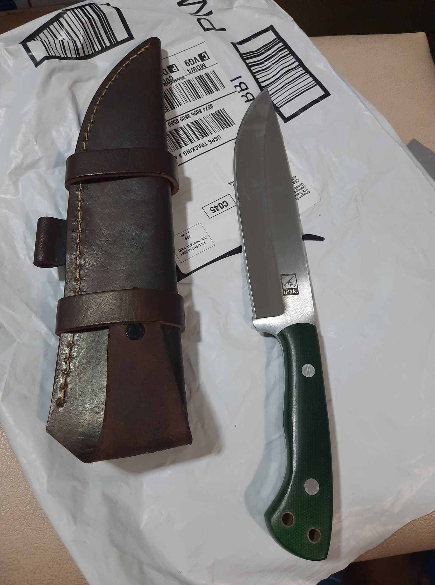 มีดเหล็ก D2 USA