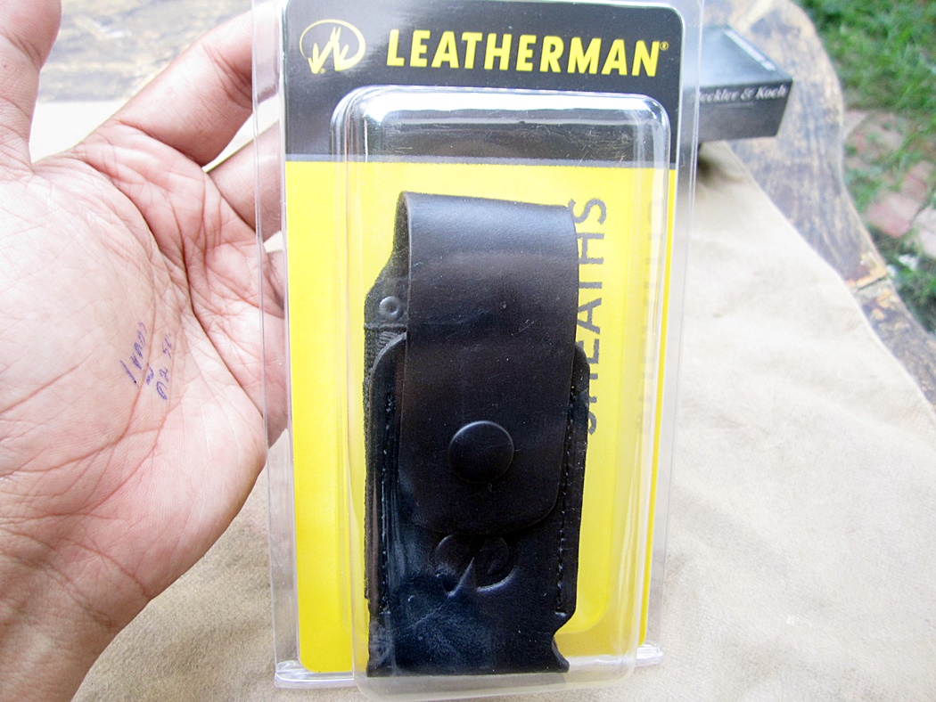 ซอง Leathermman หนังสีดำ