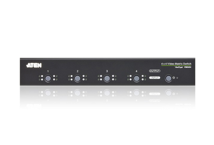 ATEN รุ่น VM0404 VIDEO MATRIX SWITCH WITH AUDIO เข้า4 ออก4