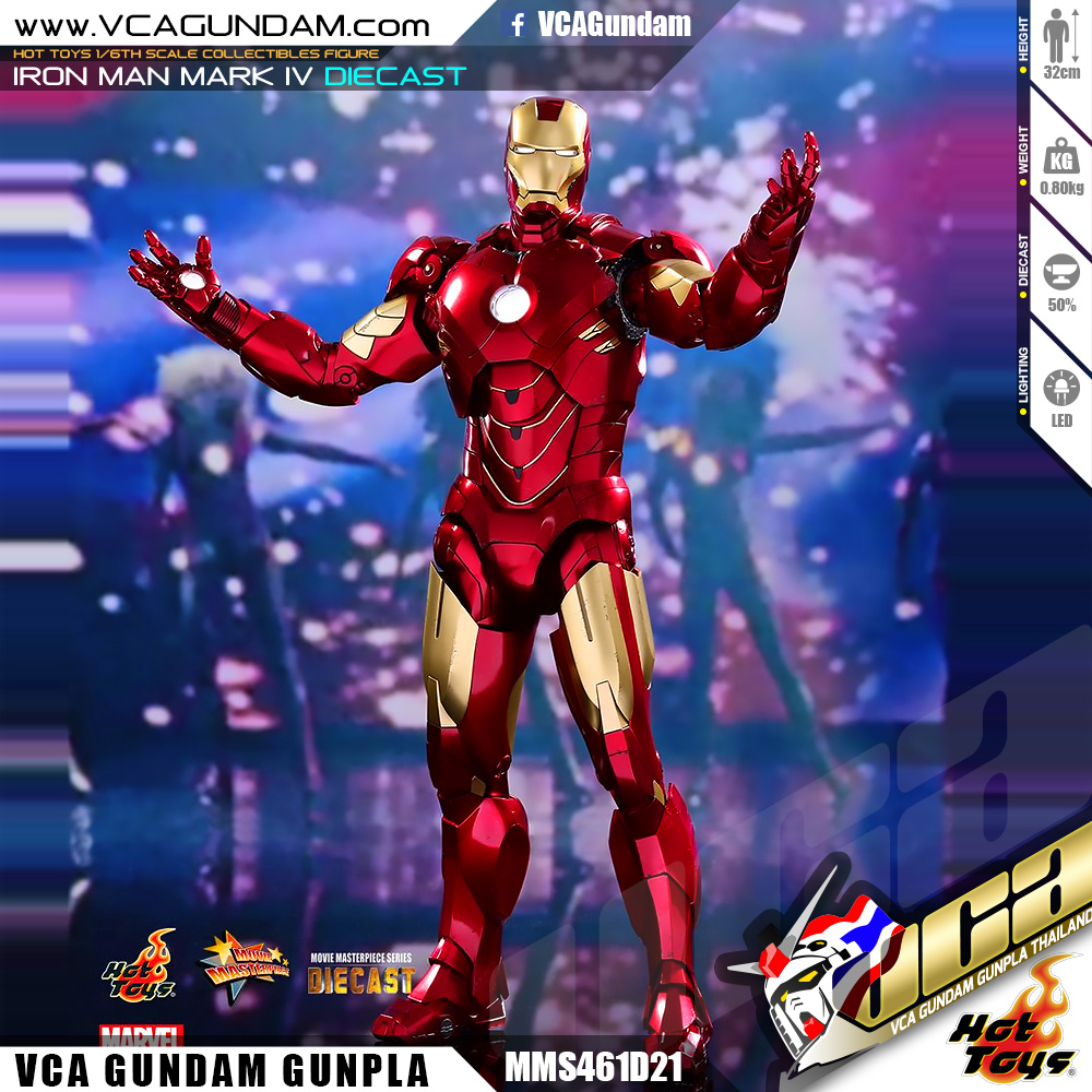 HOT TOYS 1/6 IRON MAN MARK IV (DIECAST) ไอรอนแมน Mark 4 เหล็กหล่อ