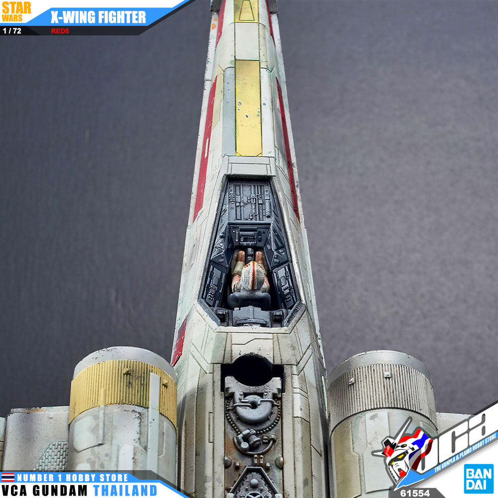 BANDAI STAR WARS 1/72 X-WING XWING STARFIGHTER RED5 สตาร์ วอร์ พลาสติก โมเดล VCA GUNDAM