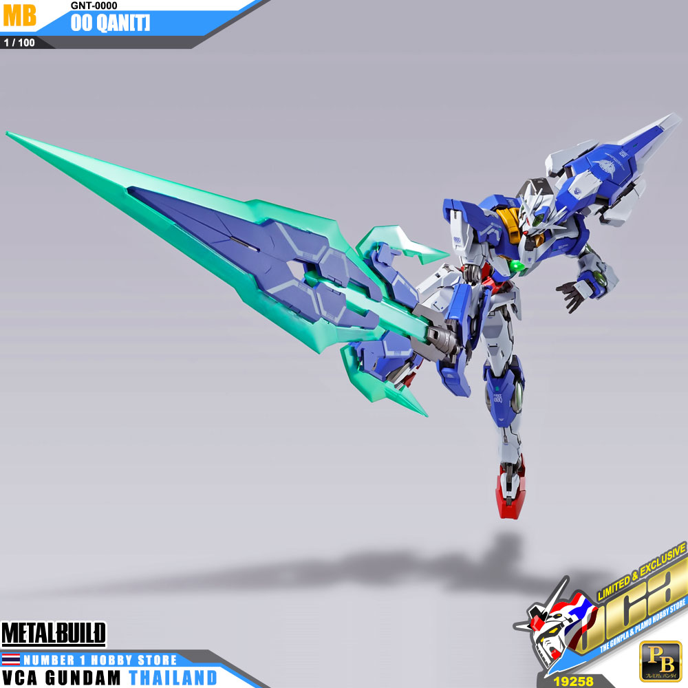 BANDAI TAMASHII NATIONS METAL BUILD GUNDAM 00 QANT กันดั้ม ฟิกเกอร์ VCA GUNDAM