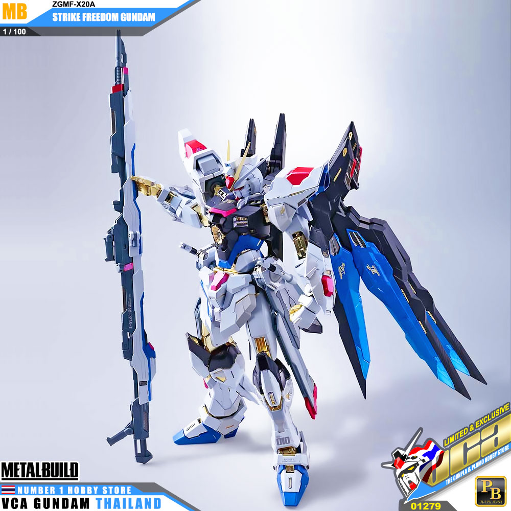 PREMIUM BANDAI TAMASHII NATIONS METAL BUILD ZGMF-X20A STRIKE FREEDOM GUNDAM FIGURE MODEL TOY กันดั้ม ฟิกเกอร์ VCA GUNDAM