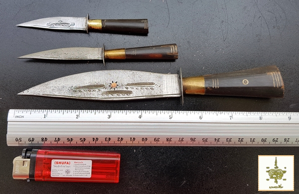 มีดตอกลาย ด้ามเขาควาย