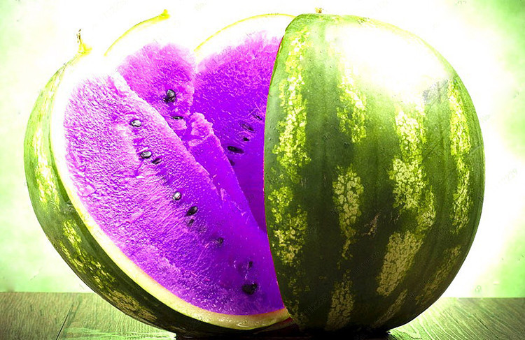 เมล็ดพันธุ์แตงโม(สีม่วง) Watermelon Purple 5 เมล็ด