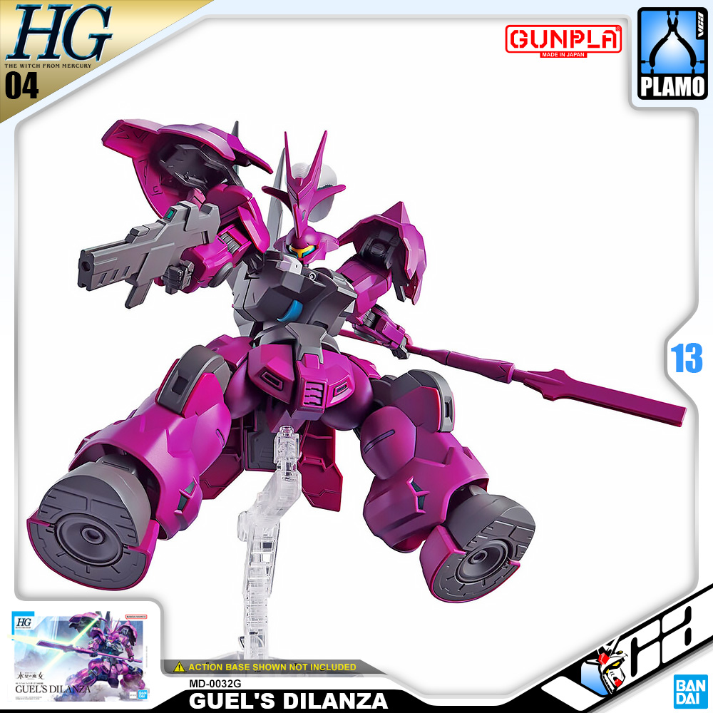 ⭐️ BANDAI GUNPLA HIGH GRADE THE WITCH FROM MERCURY HGTWFM HG 1/144 GUEL GUEL'S DILANZA ประกอบ หุ่นยนต์ โมเดล กันดั้ม กันพลา ของเล่น VCA GUNDAM