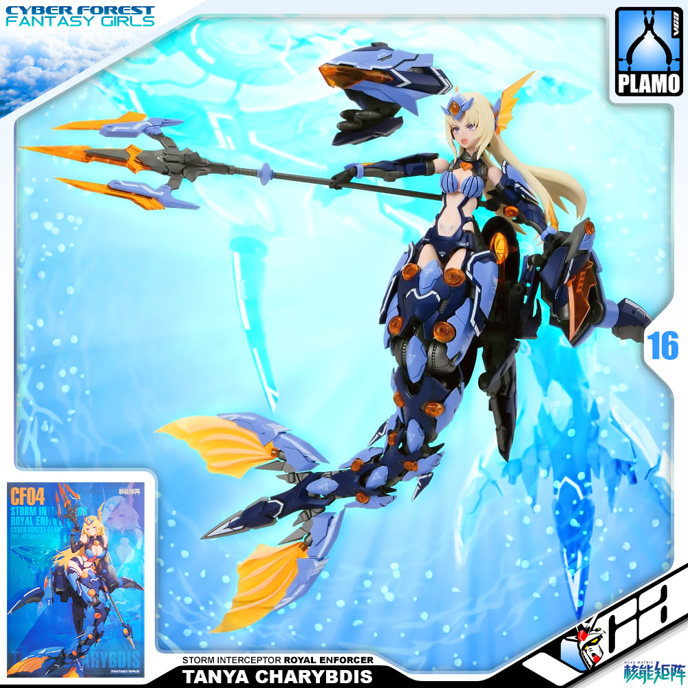 Nuke Matrix Cyber Forest Fantasy Girls STORM INTERCEPTOR ROYAL ENFORCER TANYA CHARYBDIS MERMAID