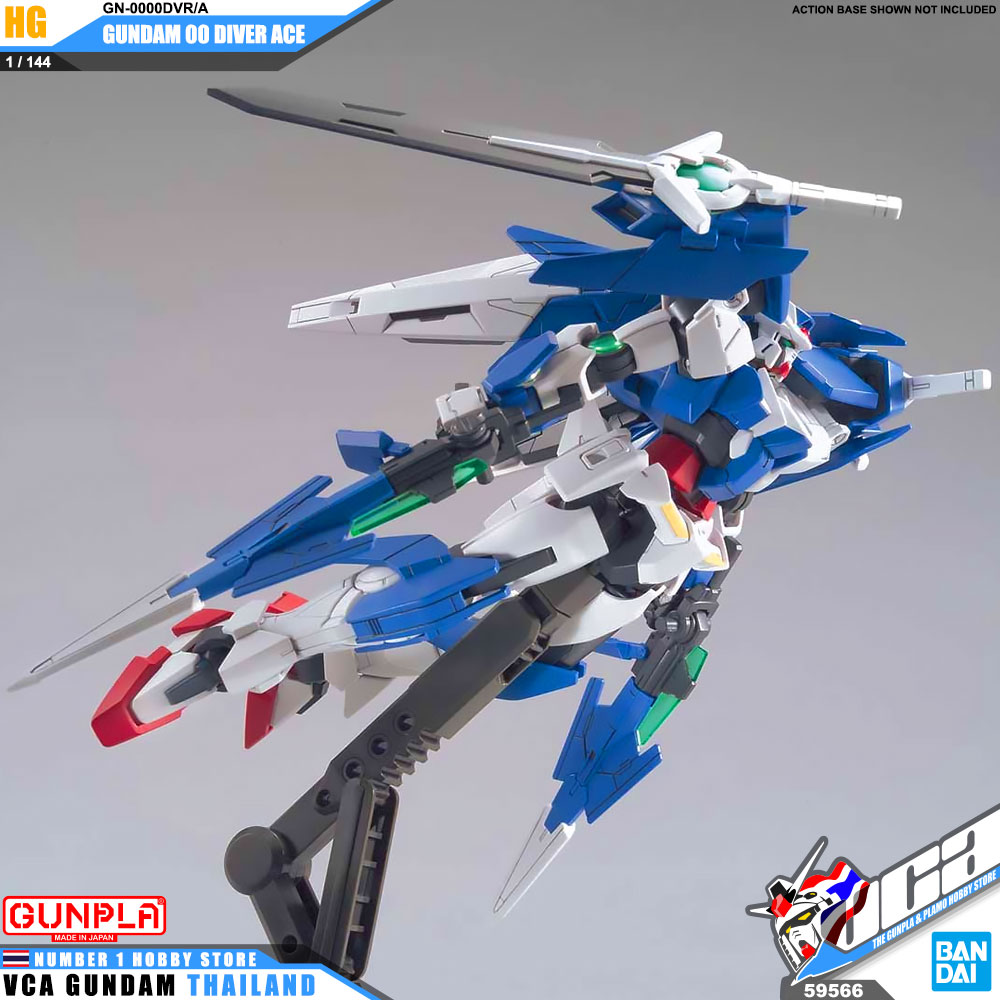 HG GN-0000DVR/A GUNDAM 00 DIVER ACE กันดั้ม ดับเบิ้ล โอ ไดเวอร์