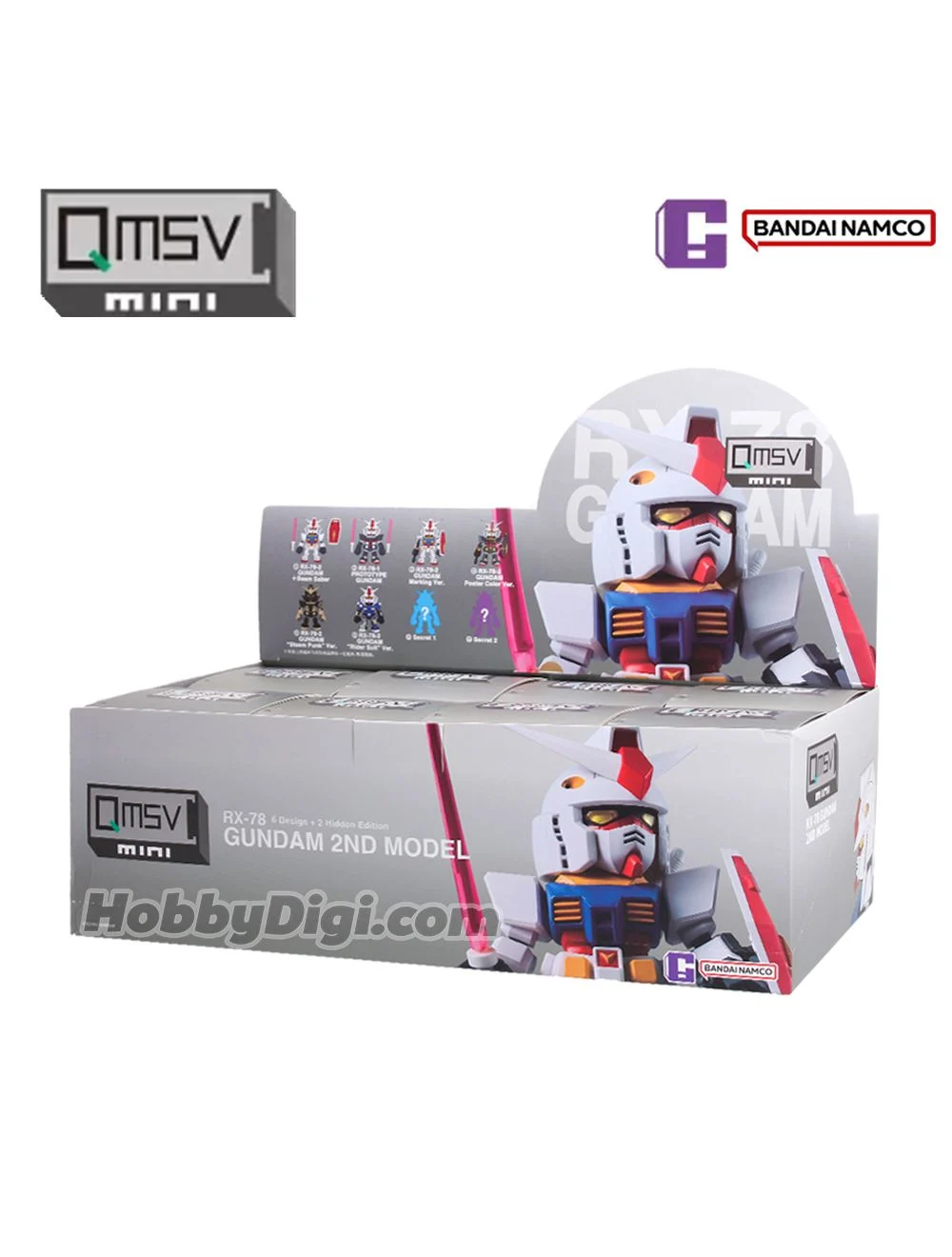Bandai® QMSV Mini RX-78-2 Gundam 2nd Model Version 2.0 : Inspired